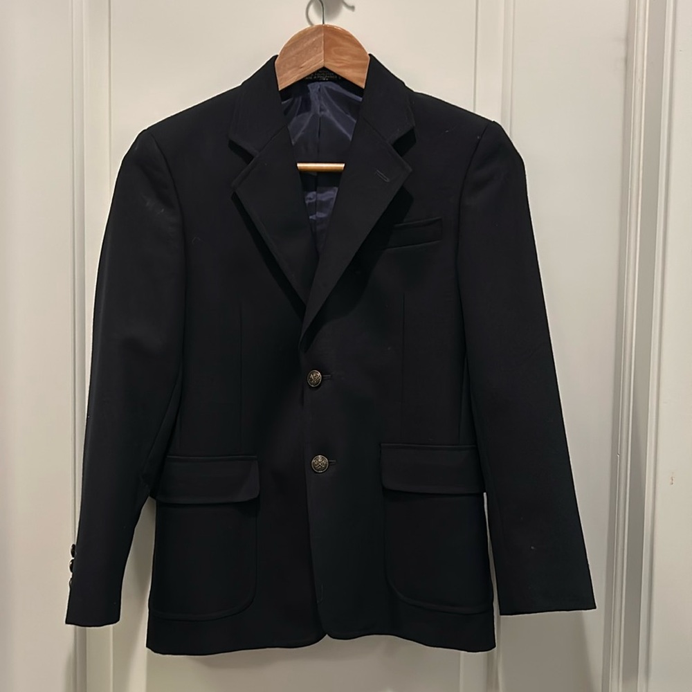 Classic navy blue blazer – boys 13 regular